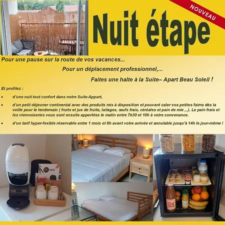 Lejlighed Suite-appart Beau Soleil - 24h Le Mans Metropole *